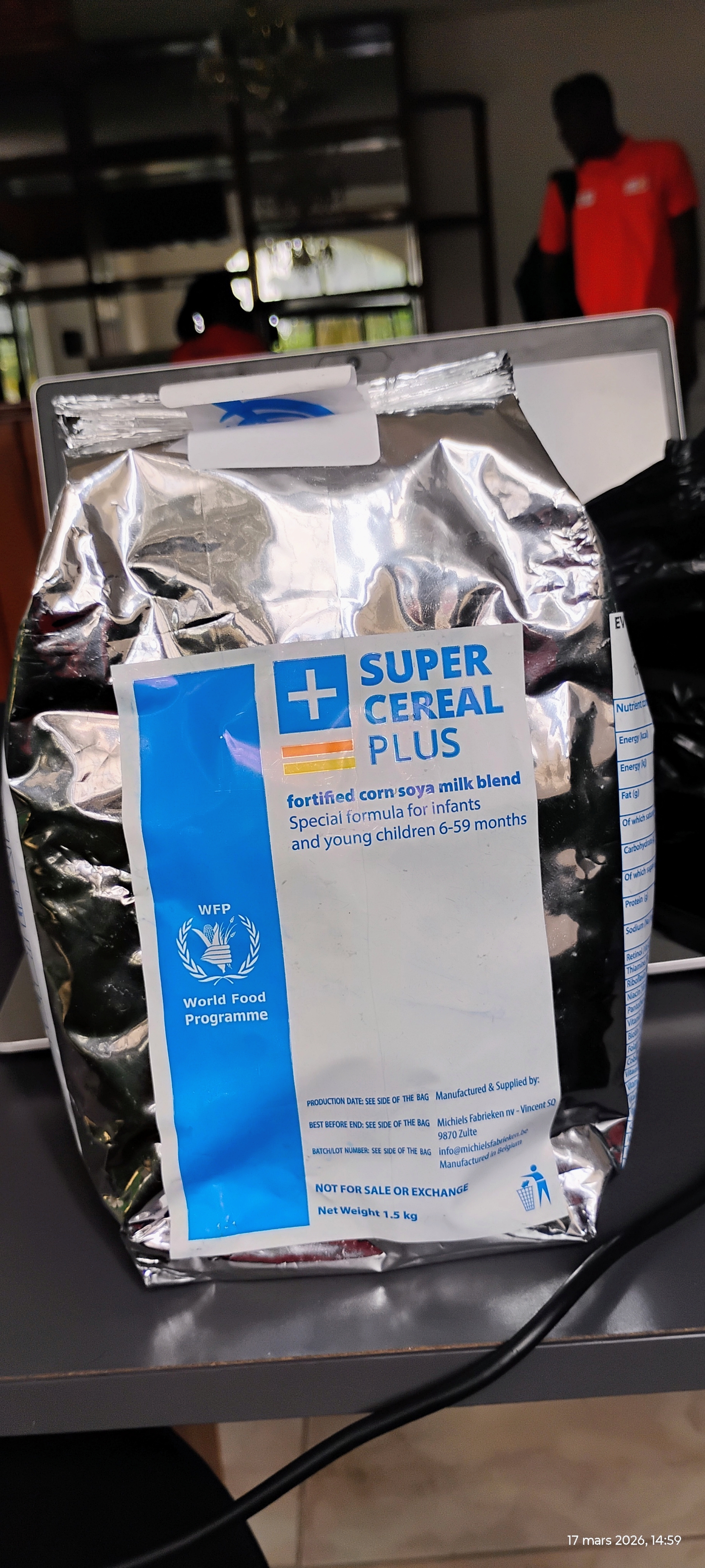 En période de crise humanitaire la nourriture doit être toujours prête