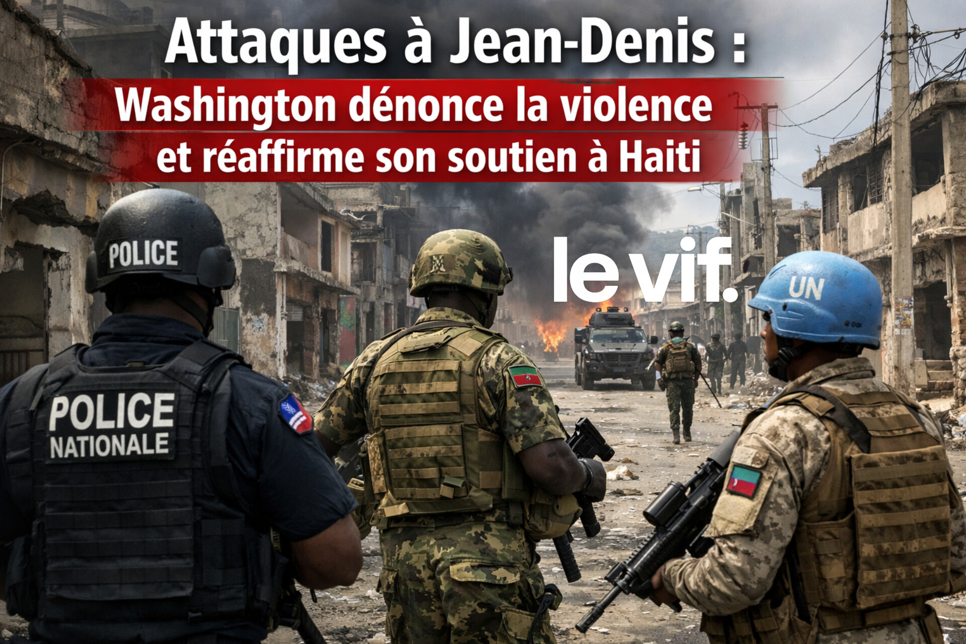 Attaques à Jean-Denis : Washington dénonce la violence et réaffirme son soutien à Haïti