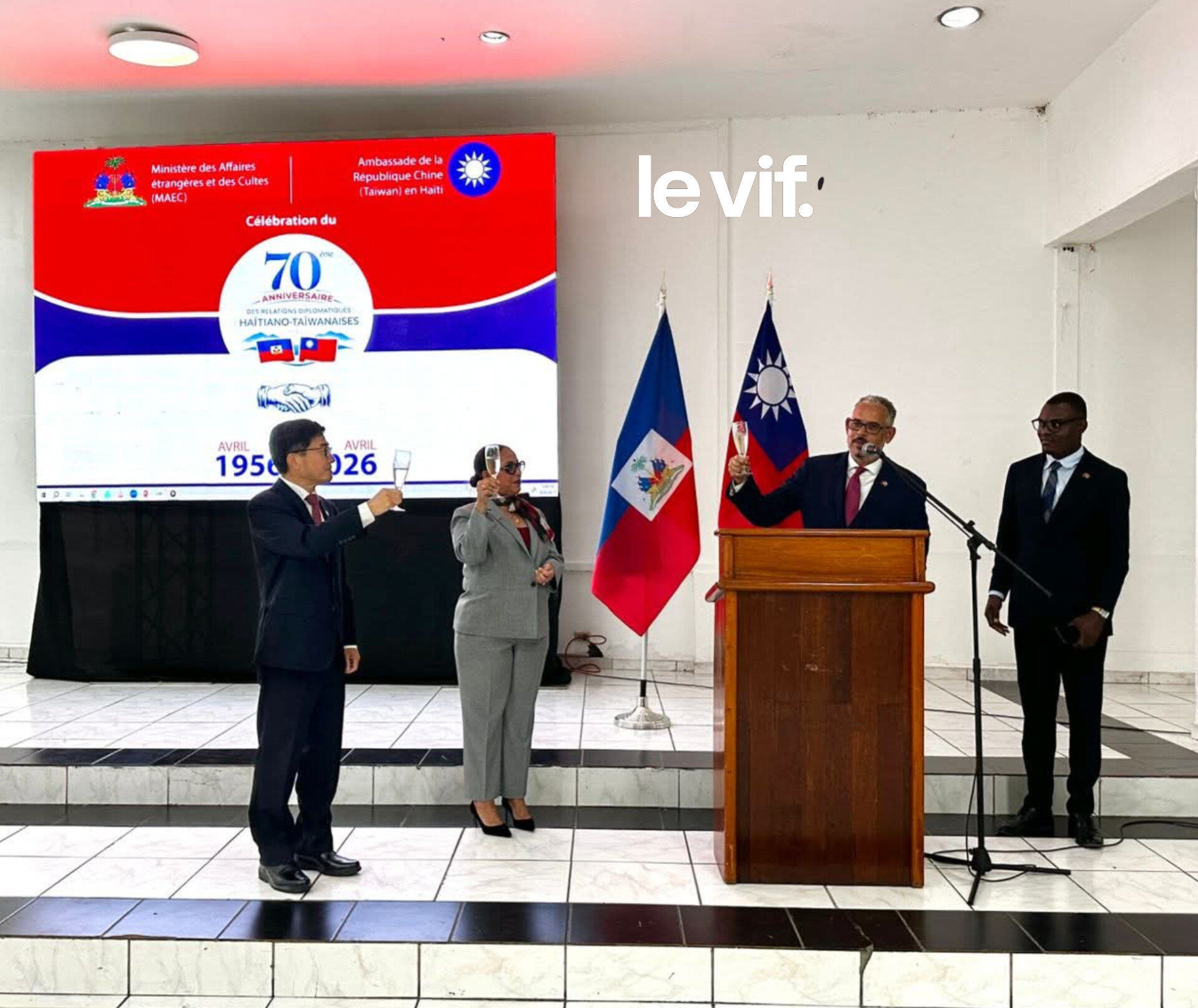 Haïti et Taïwan célèbrent 70 ans de coopération diplomatique