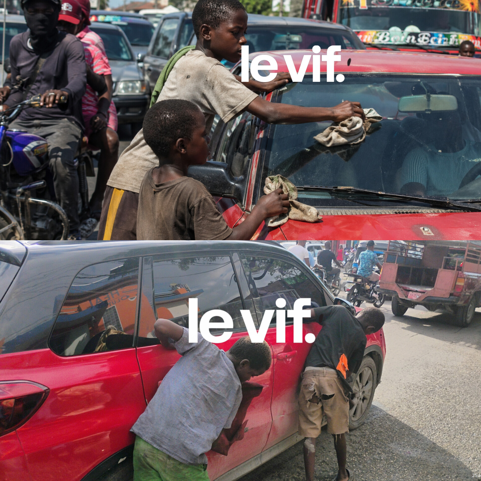 Des enfants des rues quittent le Champ-de-Mars et envahissent Delmas