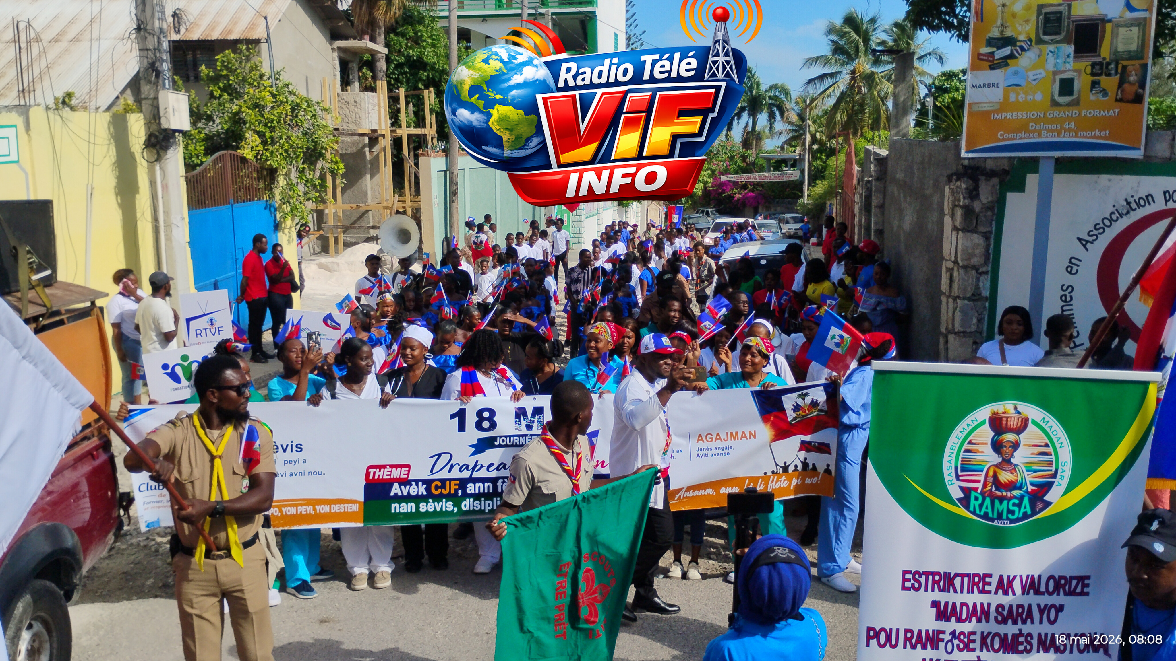 La FADHRIS célèbre le 223e anniversaire du drapeau haïtien et mobilise la jeunesse autour des valeurs civiques