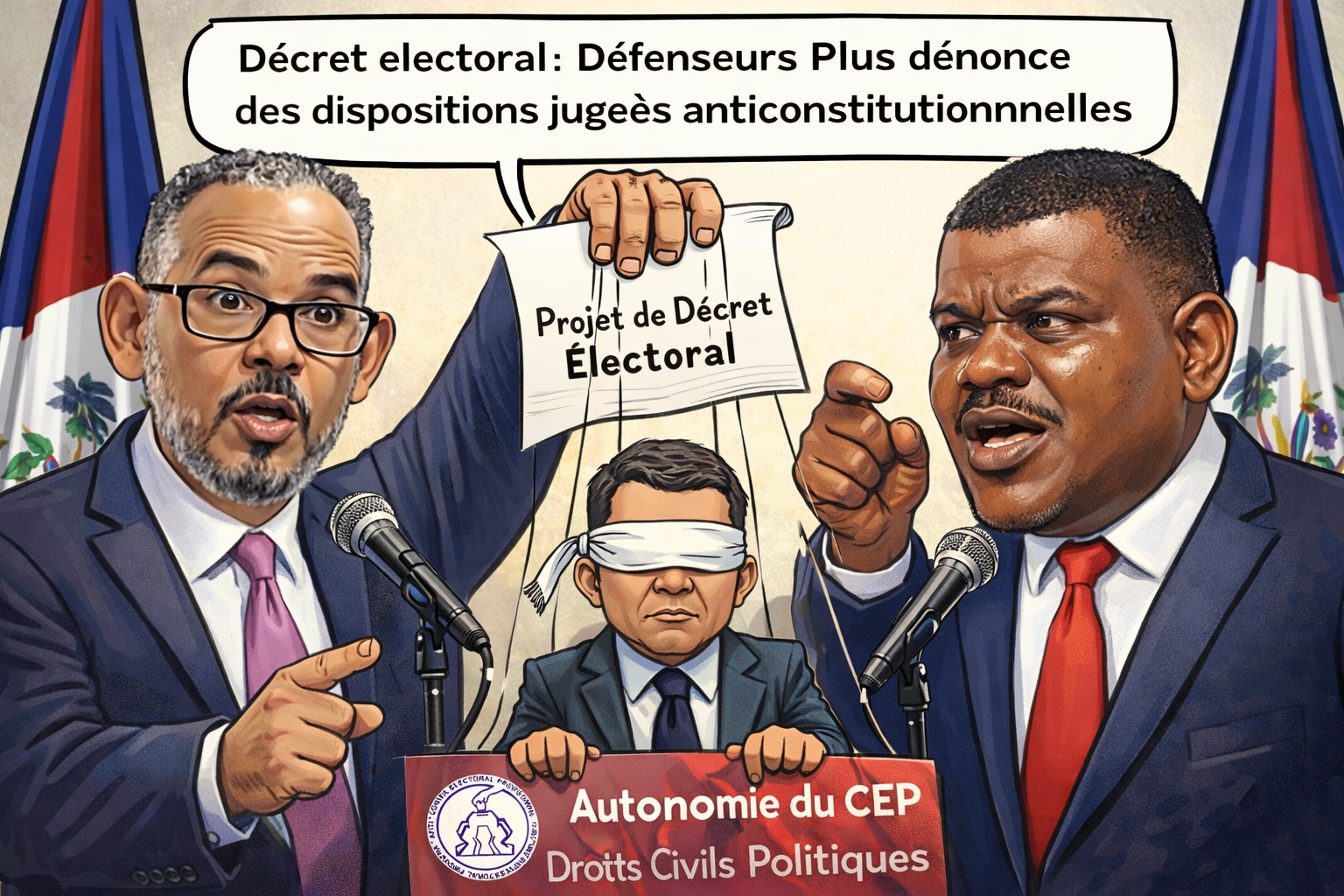 Décret électoral : Défenseurs Plus dénonce des dispositions jugées anticonstitutionnelles.