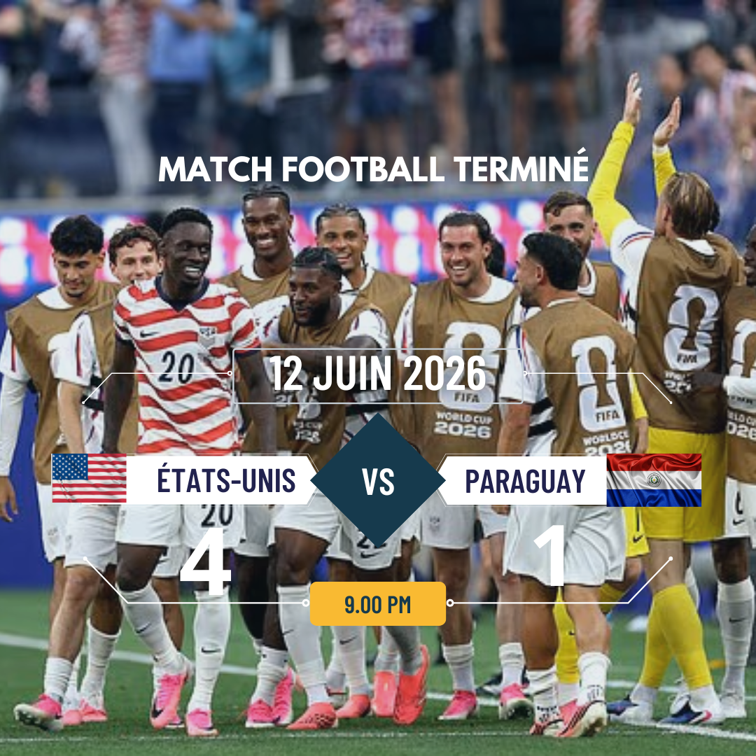 Les États-Unis frappent fort et corrigent le Paraguay pour leur entrée en lice.