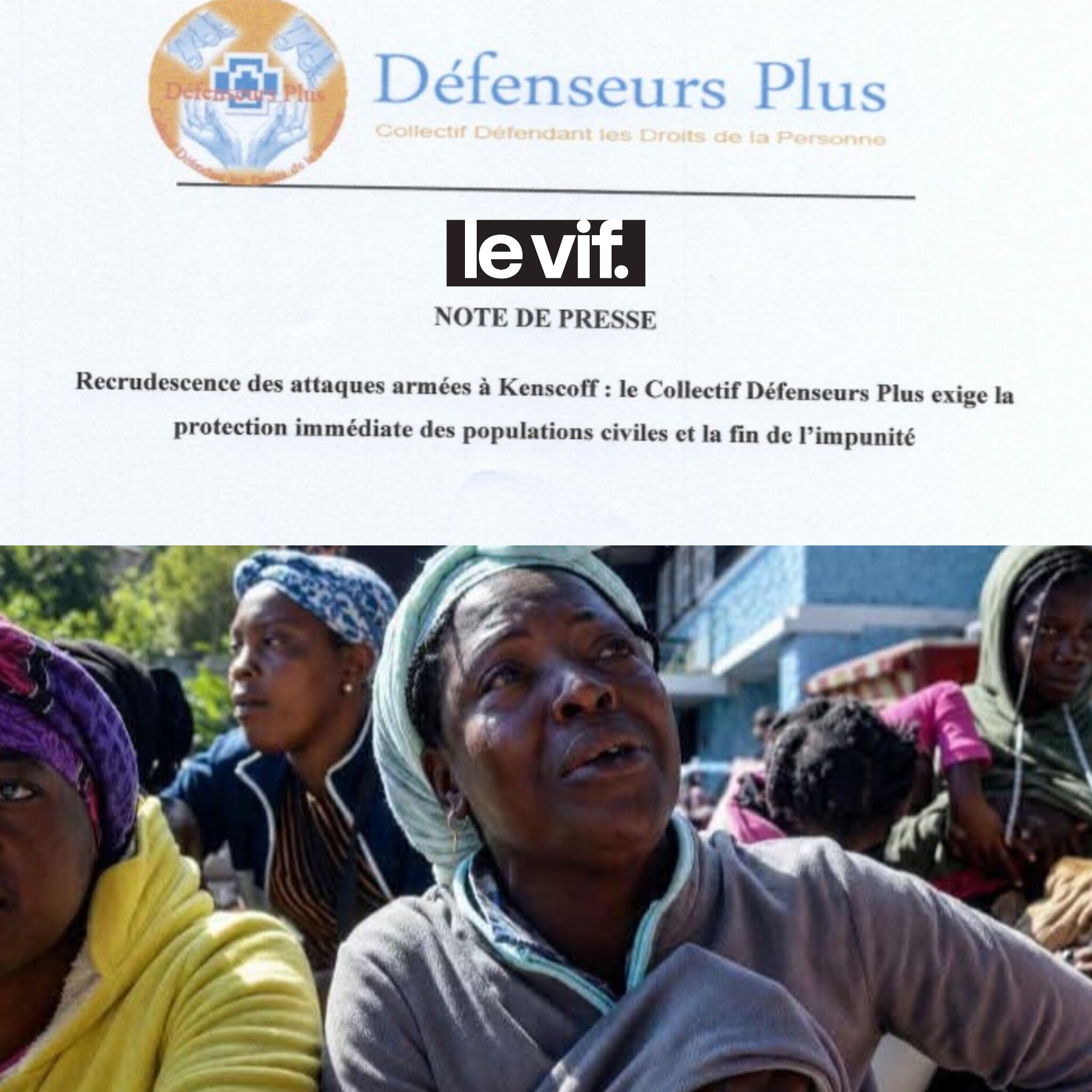 Kenscoff sous le feu des gangs: Défenseurs Plus réclame une réponse urgente de l'État
