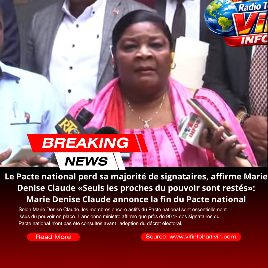 Marie Denise Claude: «Le Pacte national n'existe plus»