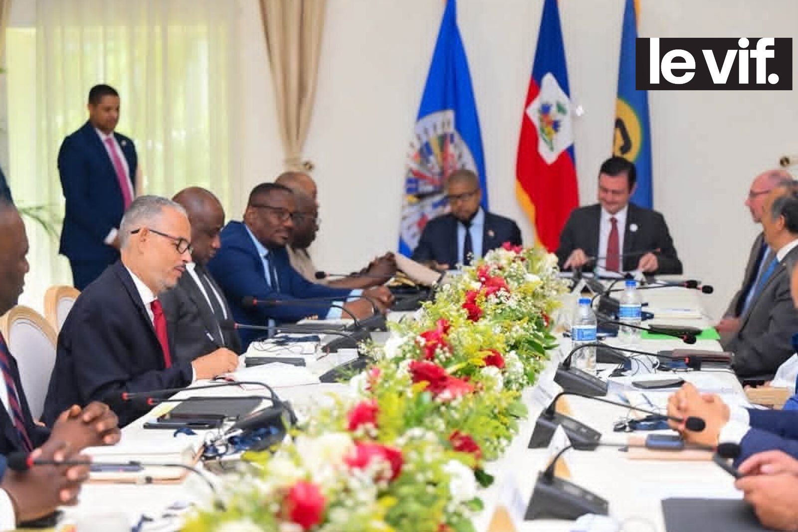 Haïti: Alix Didier Fils-Aimé reçoit les dirigeants de l’OEA et de la CARICOM