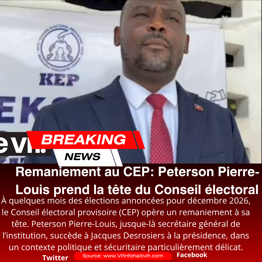 CEP, un nouveau président à la tête de l’institution électorale